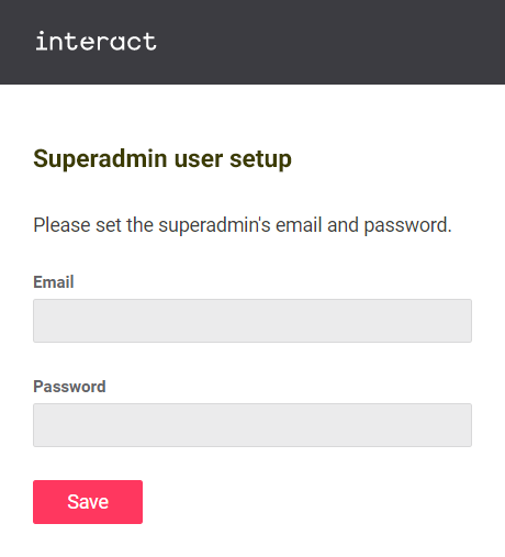 iah superadmin setup