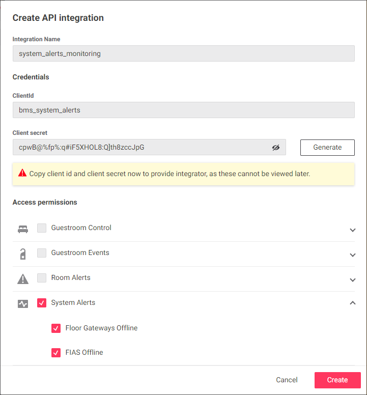 iah user integrations new