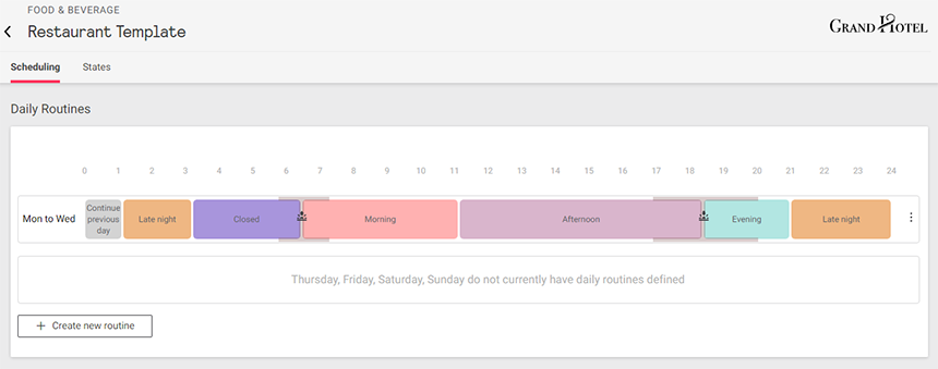 iah config scheduling